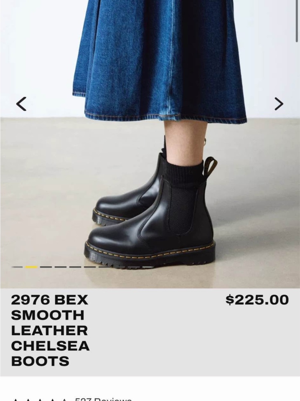 Dr. Martens Black Leather Chelsea Boot